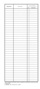 Kézbesítő könyv 100 lapos