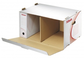 Archiváló konténer Esselte 505x252x360 mm előre nyíló tetővel fehér 128910