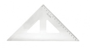 Vonalzó Koh-i-noor háromszög 45 fokos 22 cm 744150