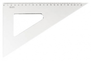 Vonalzó Koh-i-noor háromszög 60 fokos 16 cm 744750