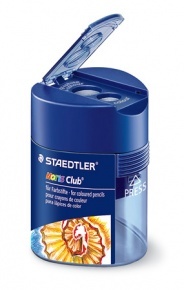 Hegyező Staedtler 2 lyukú fém háromszögletű tartályos
