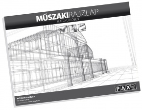 Rajzlap famentes Pax A/3 180g műszaki 20 lap/csomag
