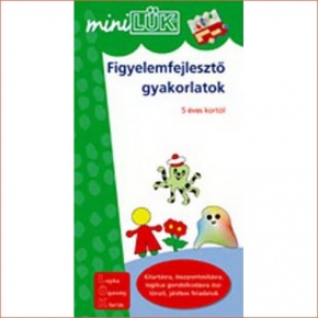 Foglalkoztató füzet MiniLÜK Figyelemfejlesztő gyakorlat