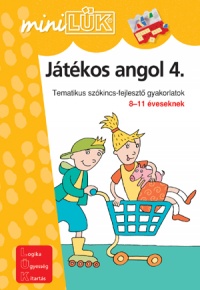 Foglalkoztató füzet MiniLÜK Játékos angol 4