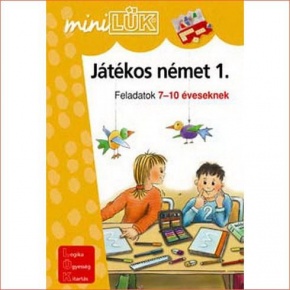 Foglalkoztató füzet MiniLÜK Játékos német 1