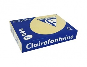 Másolópapír színes Clairefontaine Trophée A/3 80g pasztell karamell 500 ív/csomag