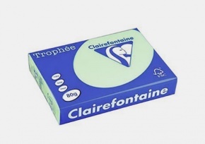 Másolópapír színes Clairefontaine Trophée A/3 80g pasztell zöld 500 ív/csomag
