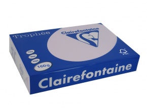 Másolópapír színes Clairefontaine Trophée A/4 160g pasztell-lila 250 ív/csomag