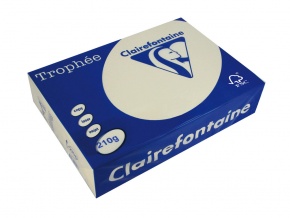 Másolópapír színes Clairefontaine Trophée A/4 210g pasztell krém 250 ív/csomag