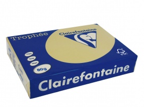 Másolópapír színes Clairefontaine Trophée A/4 80g pasztell karamell 500 ív/csomag