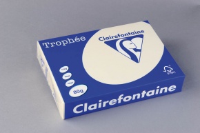 Másolópapír színes Clairefontaine Trophée A/4 80g pasztell krém 500 ív/csomag