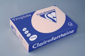 Másolópapír színes Clairefontaine Trophée A/4 80g pasztell lazac 500 ív/csomag