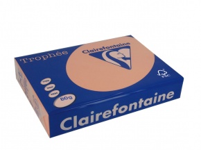 Másolópapír színes Clairefontaine Trophée A/4 80g pasztell barack 500 ív/csomag