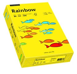 Másolópapír színes Rainbow A/3 80g intenzív sárga 18 500 ív/csomag