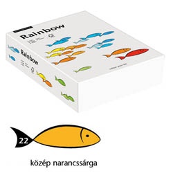 Másolópapír színes Rainbow A/3 80g közép narancssárga 22 500 ív/csomag