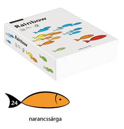 Másolópapír színes Rainbow A/3 80g narancssárga 24 500 ív/csomag