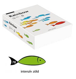 Másolópapír színes Rainbow A/3 80g intenzív zöld 78 500 ív/csomag