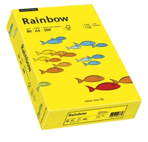 Másolópapír színes Rainbow A/4 80g sárga 16 500 ív/csomag