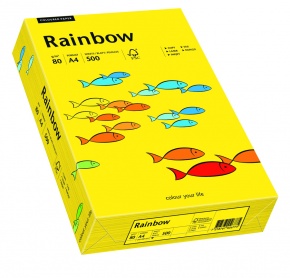 Másolópapír színes Rainbow A/4 80g intenzív sárga 18 500 ív/csomag