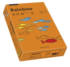 Másolópapír színes Rainbow A/4 80g intenzív narancssárga 26 500 ív/csomag