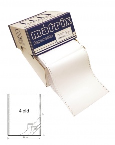Leporelló MATRIX 240x12 coll 4 példányos 450 garn./doboz