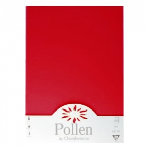 Boríték Clairefontaine Pollen LC/6 szilikonos bordó