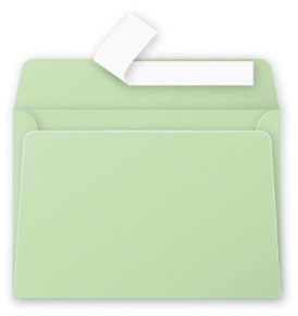 Boríték Clairefontaine Pollen LC/6 szilikonos zöld