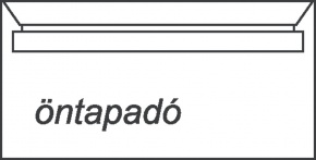Boríték LA/4 öntapadós