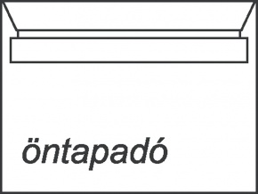 Boríték LC/6 öntapadós