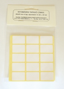 Etikett címke 30x20 mm 60 db/csomag