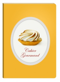 Füzet Clairefontaine Cahiers Gourmand 148x210 mm 48 lapos puha fedeles vonalas Lemon Pie