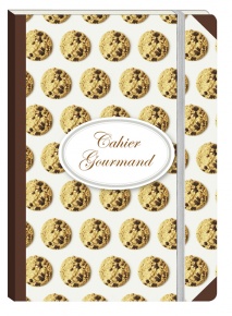 Füzet Clairefontaine Cahiers Gourmand 105x148 mm 72 lapos puha fedeles gumis vonalas Cookies