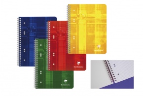 Spirálfüzet Clairefontaine Studium A/5+ 80 lapos kockás