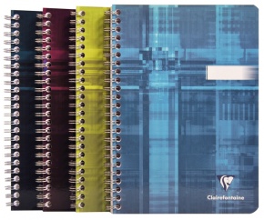 Spirálfüzet Clairefontaine A/5-50 lapos vonalas