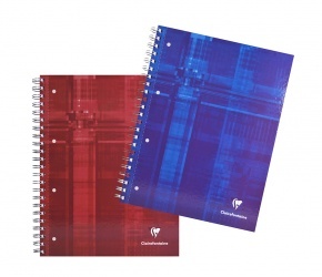 Spirálfüzet Clairefontaine Bind'O Block A/4+ 80 lapos margós vonalas