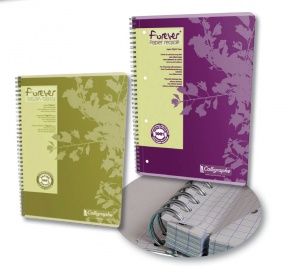 Spirálfüzet Clairefontaine Forever A/4-50 lapos kockás