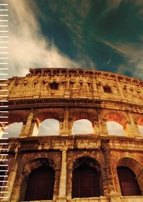 Spirálfüzet pd A/4-70 lapos kockás Colosseum