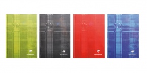 Beíró Clairefontaine A/4 96 lapos kemény fedeles kockás