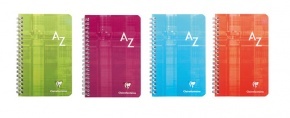Mutató spirálos Clairefontaine A/4 90 lapos laminált fedeles kockás