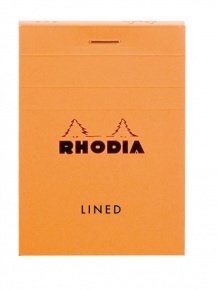 Jegyzettömb Clairefontaine Rhodia Orange A/7 80 lapos kockás