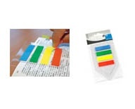Oldaljelölő adagolóval Info Notes Info műanyag 12x45 mm 4x10 lapos könyvjelzőn 2 db/csomag