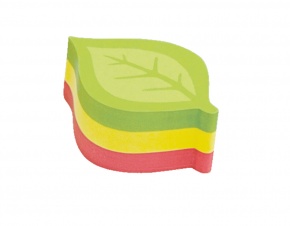 Öntapadós jegyzettömb Info Notes Cubes 50x50 mm méretből vágva 225 lapos neon vegyes színek levél