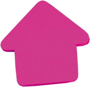 Öntapadós jegyzettömb Centrum Stick Notes 70x70 mm méretből vágva 50 lapos neon színek formák