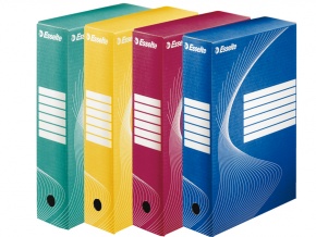Archiváló doboz Esselte Boxycolor Vivida 8 cm gerinccel kék 128411