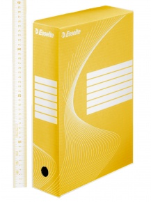 Archiváló doboz Esselte Boxycolor Vivida 8 cm gerinccel sárga 128413