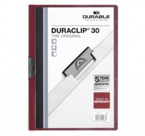 Clip-mappa Durable Duraclip A/4 60 lapig padlizsán