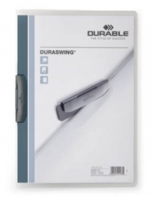 Clip-mappa Durable Duraswing A/4 30 lapig szürke