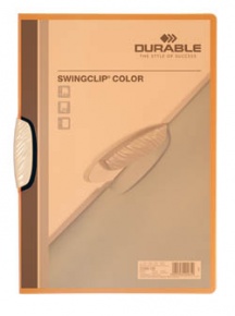Clip-mappa Durable Swingclip Color A/4 30 lapig narancssárga
