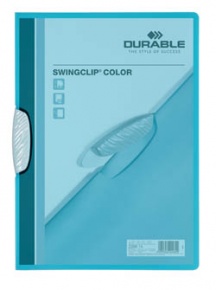 Clip-mappa Durable Swingclip Color A/4 30 lapig világoskék