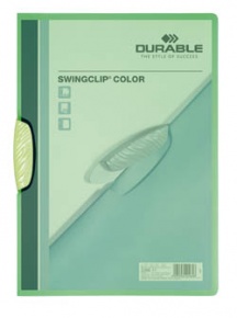 Clip-mappa Durable Swingclip Color A/4 30 lapig világoszöld